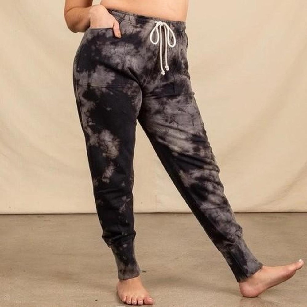 Big Bud Press Magic Waters Sweatpants - Black Tie Dye Size S